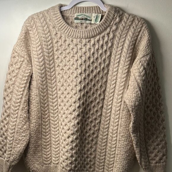 Aran Crafts 100% Wool Sweater Size XL - Picture 2 of 5